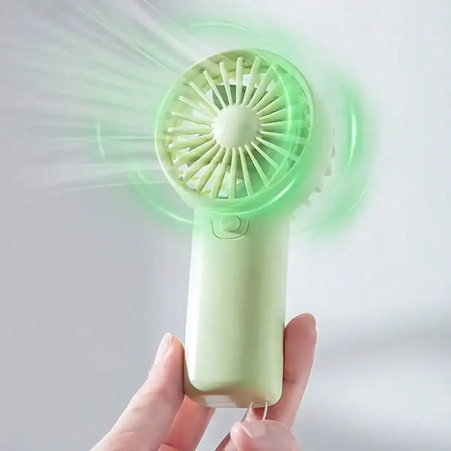 Handheld Portable, Battery-Powered, Strong Fan