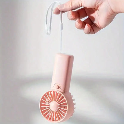 Handheld Portable, Battery-Powered, Strong Fan