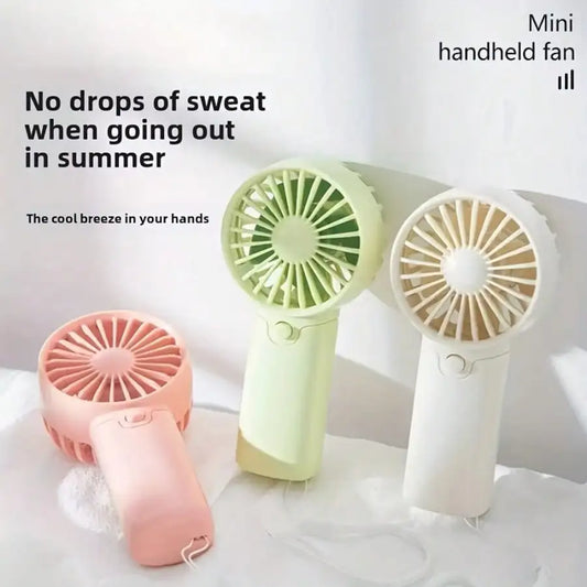 Handheld Portable, Battery-Powered, Strong Fan