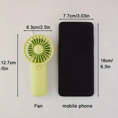 Handheld Portable, Battery-Powered, Strong Fan